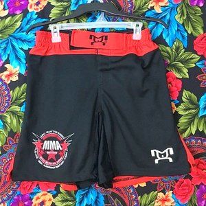 MEN’S MMA INSTITUTE SHORTS SMALL MUAY THAI CAGE FIGHTING SPARRING BOXING SPORTS